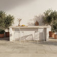 Kade White Outdoor Bar Stool (Set of 2) by Moe's Home at Eve Furniture