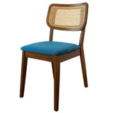 Kaden Navy Blue Velvet Dining Chair (Set Of 2) by Ashcroft Imports at Eve Furniture
