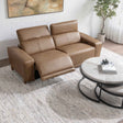 Kadon Tan Reclining Sofa by Classic Home at Eve Furniture