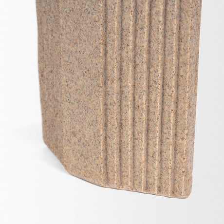 Kael Resin Textured Concrete Gray Decorative Object by Mercana at Eve Furniture