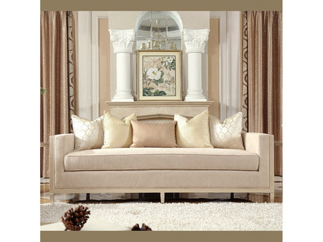 Kaelyn Champagne Sofa by Homey Design at Eve Furniture