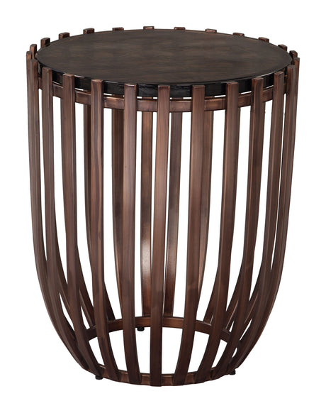 Kafig Bronze Side Table by Zuomod at Eve Furniture