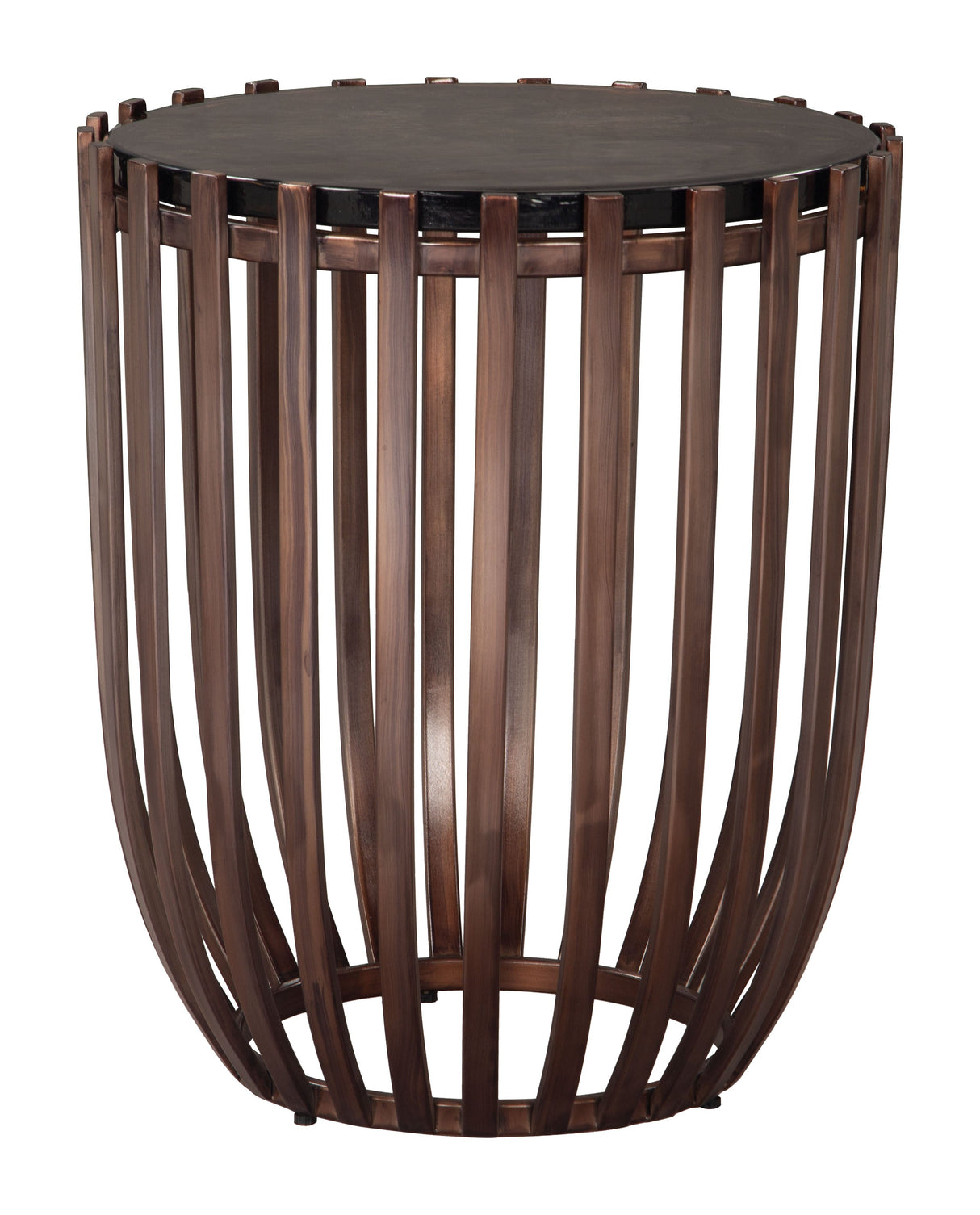 Kafig Bronze Side Table by Zuomod at Eve Furniture
