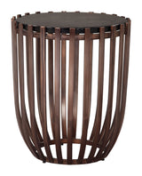 Kafig Bronze Side Table by Zuomod at Eve Furniture