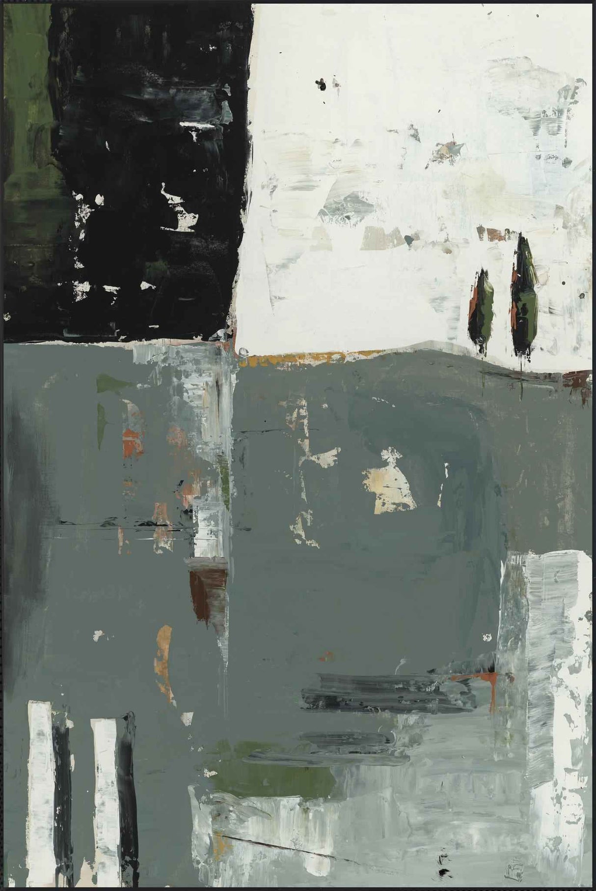 Kahan Gray Painting Art by Buddy Whitlock by Classic Home at Eve Furniture