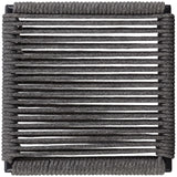 Kai Charcoal/Gunmetal Upholstered Bar Stools with Footrest, Set of 2 by Coaster at Eve Furniture