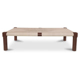 Kaia Dark Brown Outdoor Coffee Table by Moe's Home at Eve Furniture