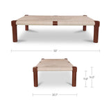 Kaia Dark Brown Outdoor Coffee Table by Moe's Home at Eve Furniture