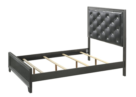 Kaia Gray King Panel Bed by Crown Mark at Eve Furniture