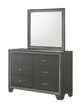 Kaia Gray Mirror (Mirror Only) by Crown Mark at Eve Furniture