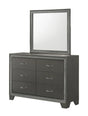 Kaia Gray Mirror (Mirror Only) by Crown Mark at Eve Furniture