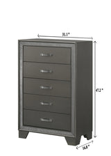 Kaia Gray Panel Bedroom Set by Crown Mark at Eve Furniture