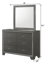 Kaia Gray Panel Bedroom Set by Crown Mark at Eve Furniture
