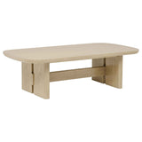 Kailani Beige Oak 3-piece Coastal Coffee and End Table Set by Coaster at Eve Furniture