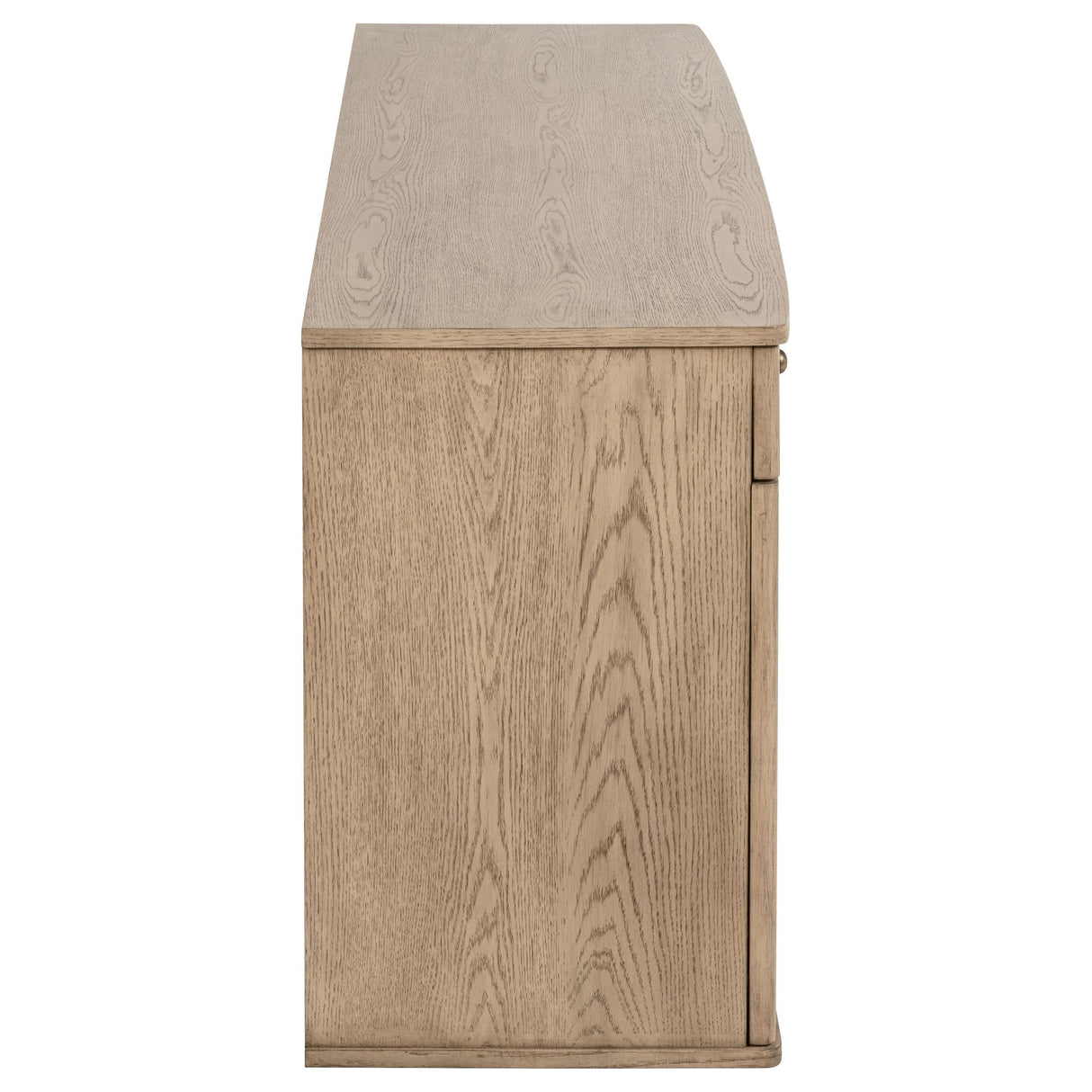 Kailani Beige Oak 4-Door Cane Sideboard Buffet Cabinet by Coaster at Eve Furniture