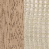 Kailani Beige Oak 4-Door Cane Sideboard Buffet Cabinet by Coaster at Eve Furniture