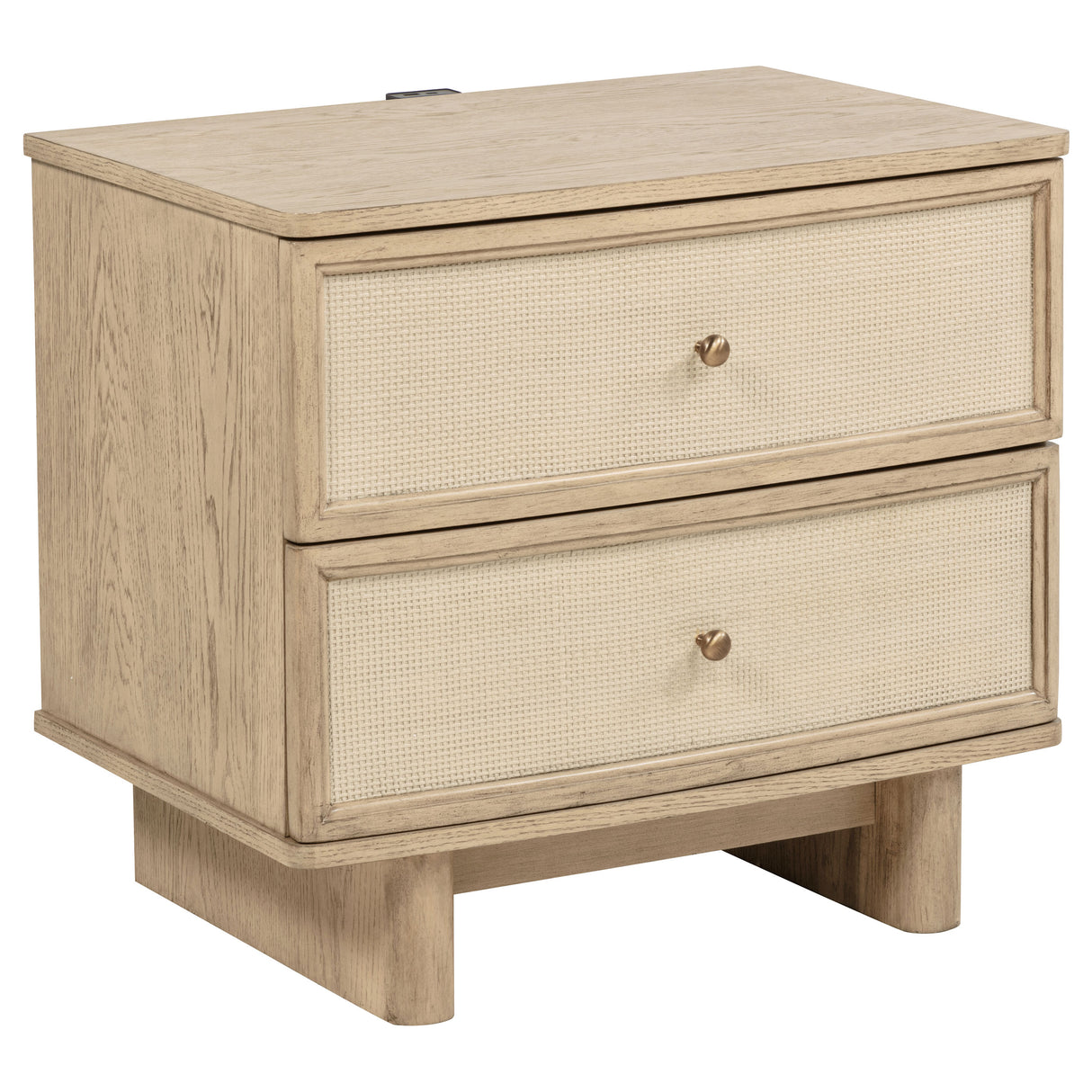 Kailani Beige Oak 4-Piece California King Bedroom Set by Coaster at Eve Furniture
