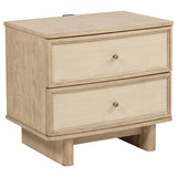 Kailani Beige Oak 4-Piece California King Bedroom Set by Coaster at Eve Furniture