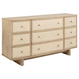 Kailani Beige Oak 4-piece Queen Bedroom Set by Coaster at Eve Furniture