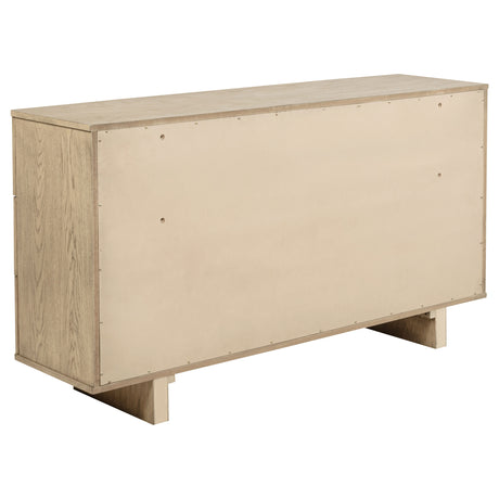 Kailani Beige Oak 5-Piece California King Bedroom Set by Coaster at Eve Furniture