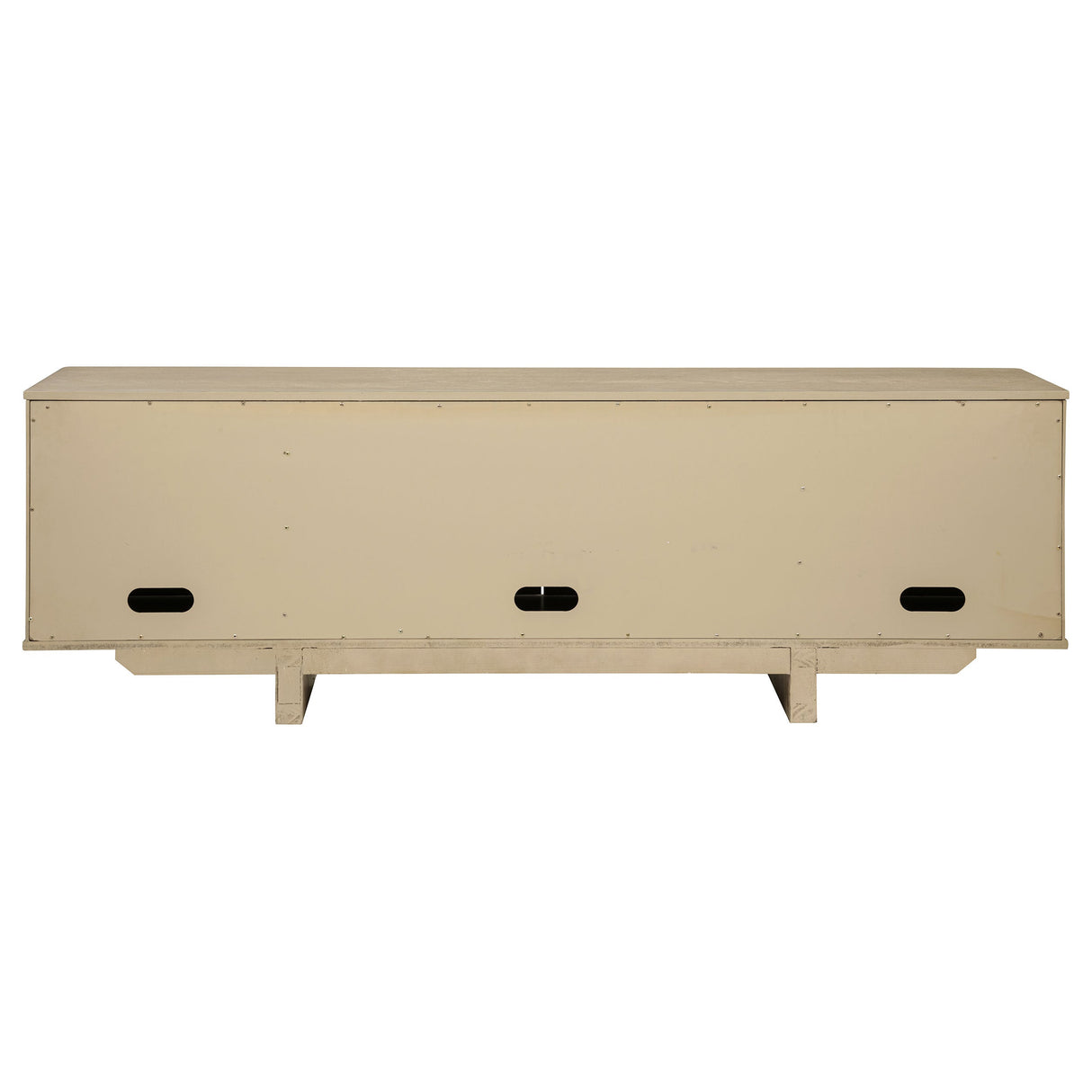Kailani Beige Oak 79-inch 4-door Cane TV Stand Media Console by Coaster at Eve Furniture