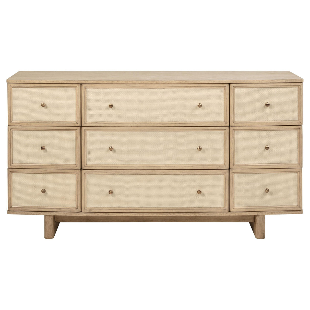 Kailani Beige Oak 9-Drawer Dresser by Coaster at Eve Furniture