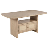 Kailani Beige Oak Counter Height Dining Set by Coaster at Eve Furniture