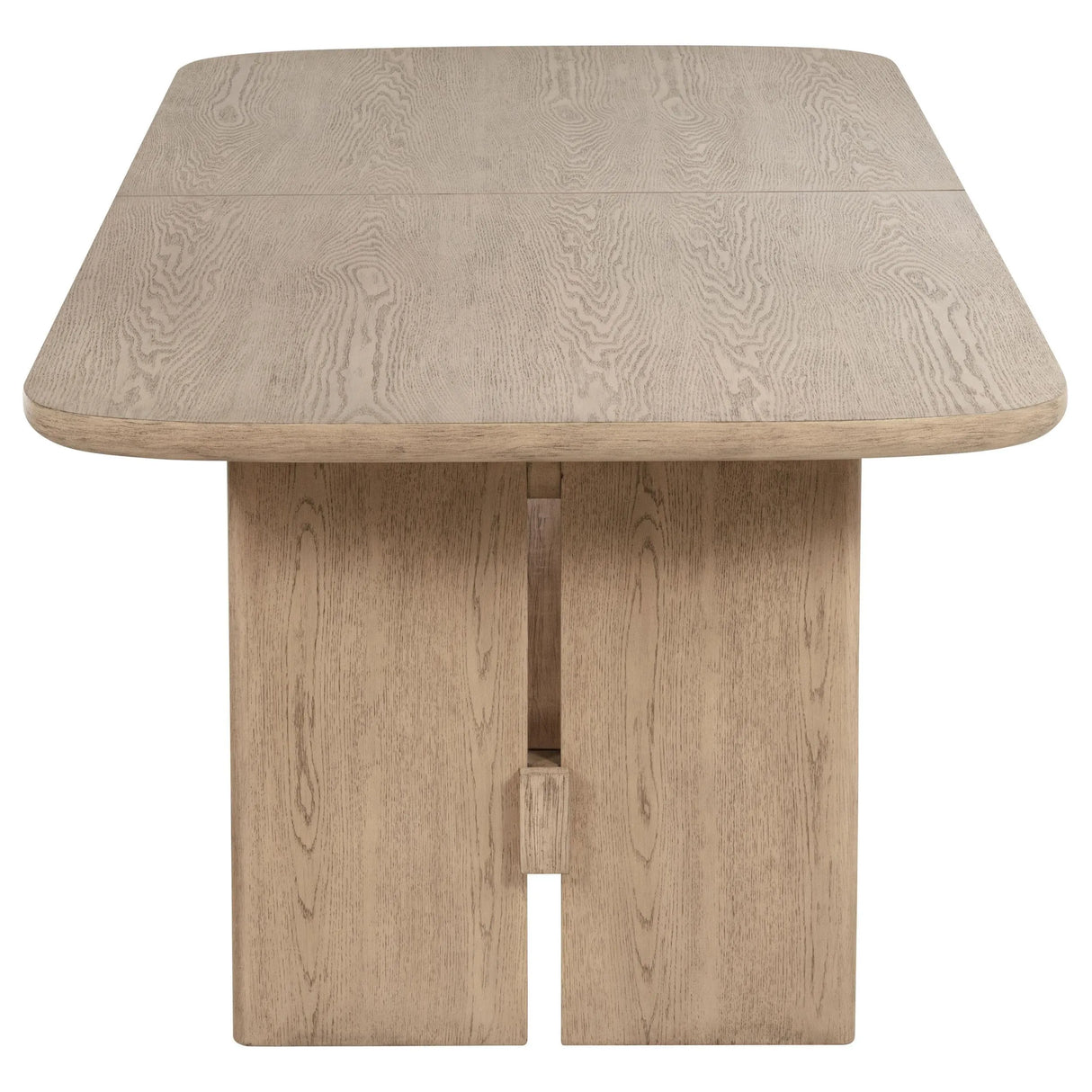 Kailani Beige Oak Rectangular Wood Dining Table by Coaster at Eve Furniture