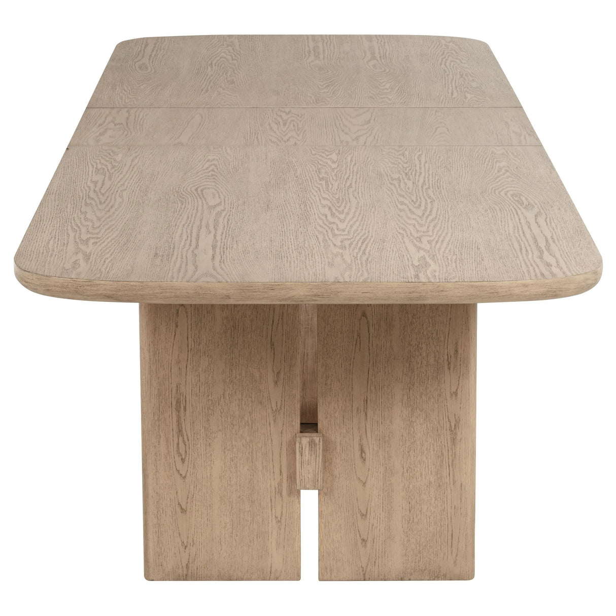 Kailani Beige Oak Rectangular Wood Dining Table by Coaster at Eve Furniture