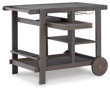 Kailani Gray Serving Cart