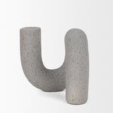 Kailas Resin Textured Concrete Gray Decorative Object by Mercana at Eve Furniture