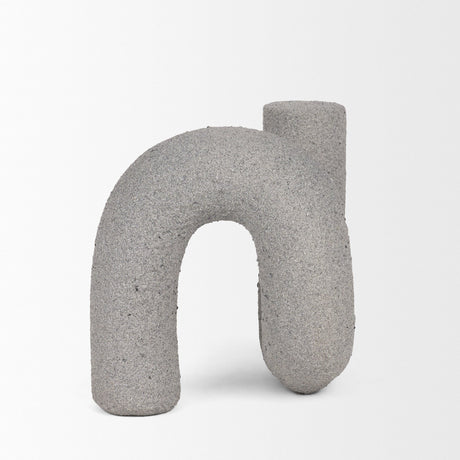 Kailas Resin Textured Concrete Gray Decorative Object by Mercana at Eve Furniture