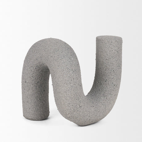 Kailas Resin Textured Concrete Gray Decorative Object by Mercana at Eve Furniture