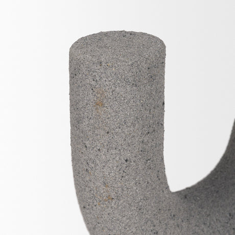 Kailas Resin Textured Concrete Gray Decorative Object by Mercana at Eve Furniture