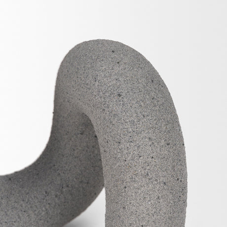 Kailas Resin Textured Concrete Gray Decorative Object by Mercana at Eve Furniture