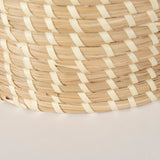 Kailini Set of 3 Nesting Seagrass & Palm Leaf Boxes with Lids by Mercana at Eve Furniture