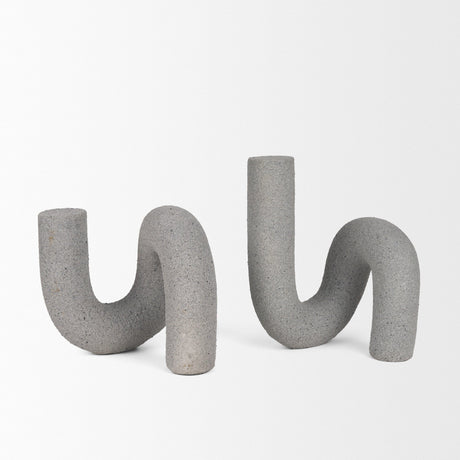 Kailyn Resin Textured Concrete Gray Decorative Object by Mercana at Eve Furniture
