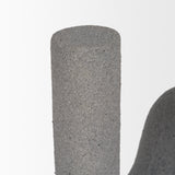 Kailyn Resin Textured Concrete Gray Decorative Object by Mercana at Eve Furniture