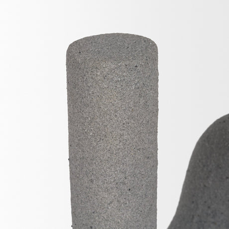 Kailyn Resin Textured Concrete Gray Decorative Object by Mercana at Eve Furniture