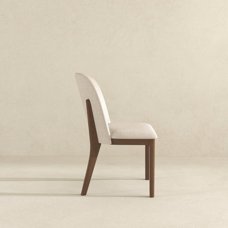 Kaitlyn Beige Fabric Dining Chair (Set Of 2) by Ashcroft Furniture at Eve Furniture