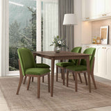 Kaitlyn Green Velvet Dining Chair (Set Of 2) by Ashcroft Furniture at Eve Furniture