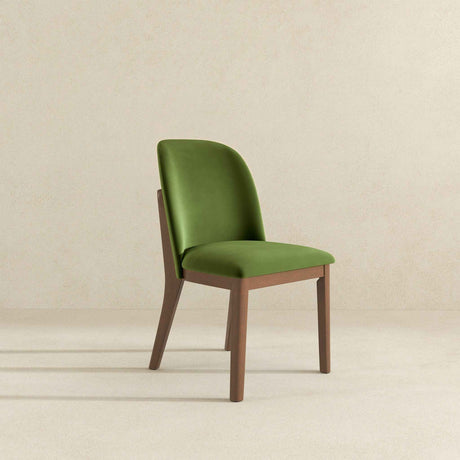 Kaitlyn Green Velvet Dining Chair (Set Of 2) by Ashcroft Furniture at Eve Furniture