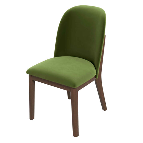 Kaitlyn Green Velvet Dining Chair (Set Of 2) by Ashcroft Furniture at Eve Furniture