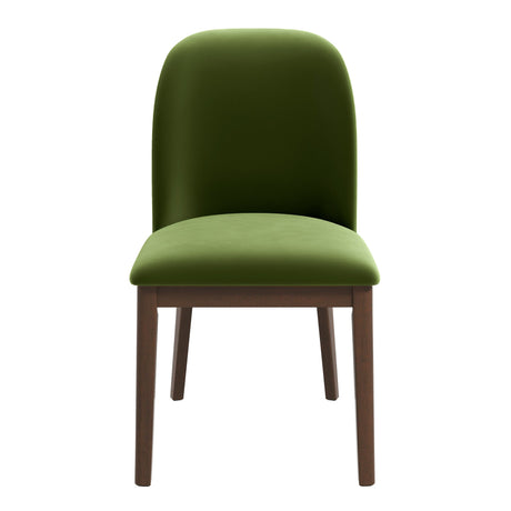 Kaitlyn Green Velvet Dining Chair (Set Of 2) by Ashcroft Furniture at Eve Furniture