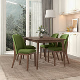 Kaitlyn Green Velvet Dining Chair Set Of 2 by Ashcroft Imports at Eve Furniture