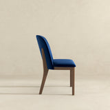 Kaitlyn Navy Blue Velvet Dining Chair (Set Of 2) by Ashcroft Furniture at Eve Furniture
