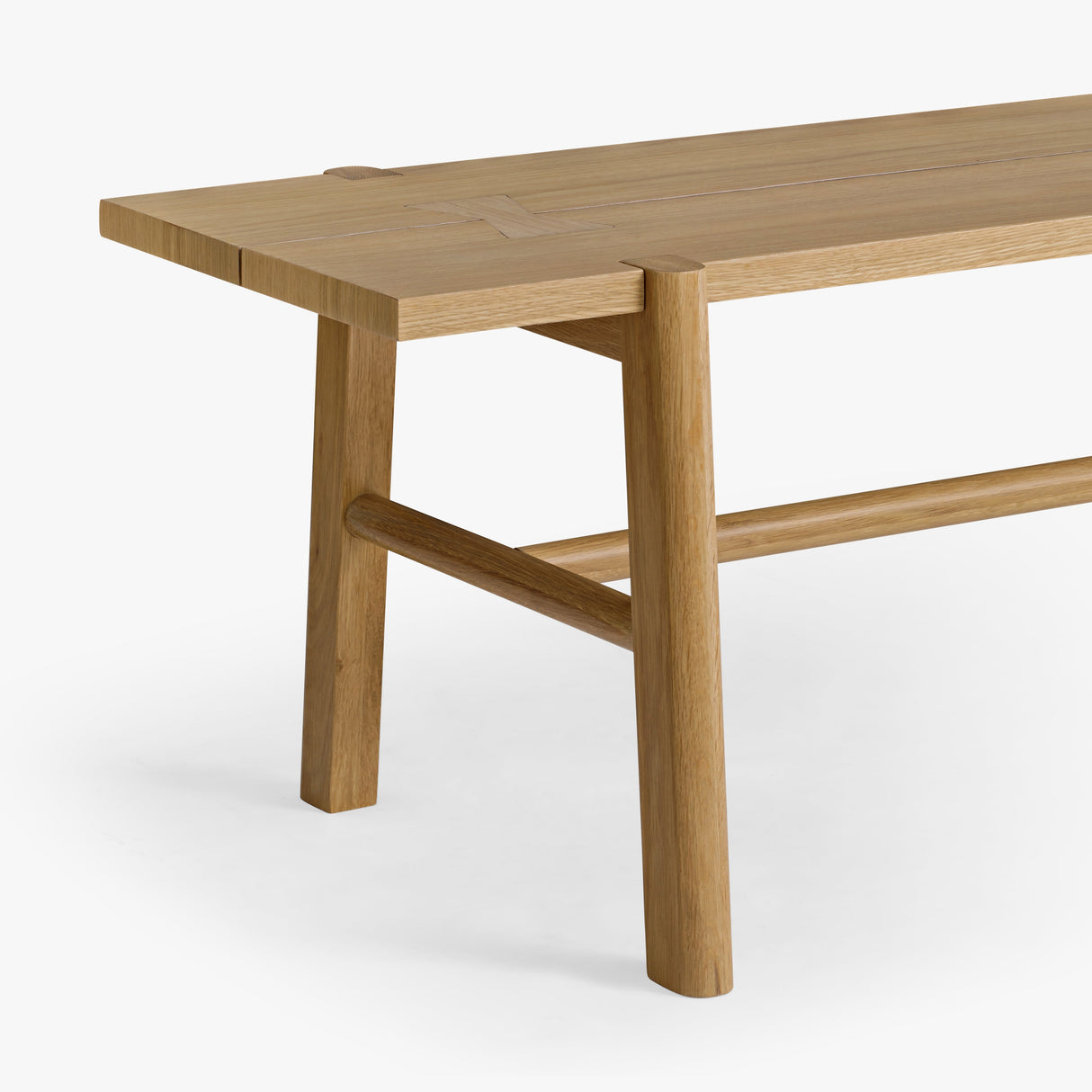Kaja Oak Dining Bench by Co.House Designs at Eve Furniture