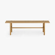 Kaja Oak Dining Bench by Co.House Designs at Eve Furniture
