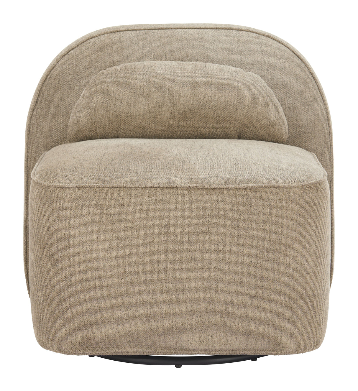 Kakao Olive Brown Swivel Chair by Zuomod at Eve Furniture