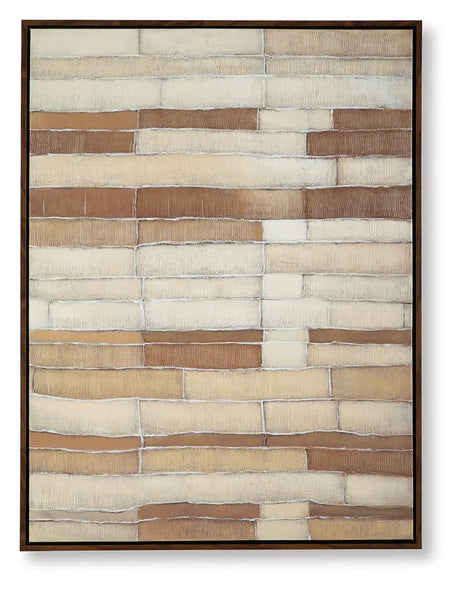 Kalanmore Brown/Tan/White Wall Art by Ashley at Eve Furniture
